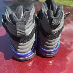 Kids Black and Blue Sneakers